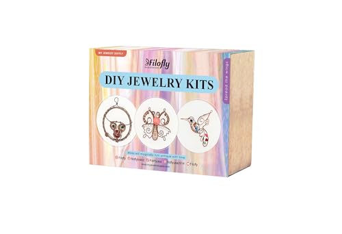 Filofly Antique Jewelry Wire Wrapping and Weaving Kits Tutorial DIY Jewelry Making Gift Beads Stones Wrapping Spread The Wings Series No.001