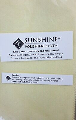 1pc Sunshine Polishing Cloths Non-Scratch Jewelry Cleaner Tarnish Remover