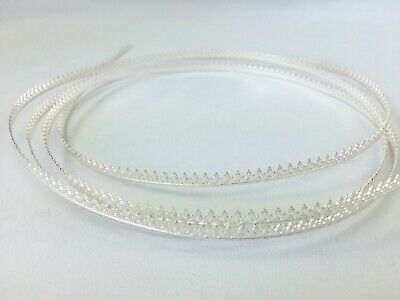Inverted Heart 925 Sterling Silver Gallery Wire 1 5 10 Feet Jewelry Setting