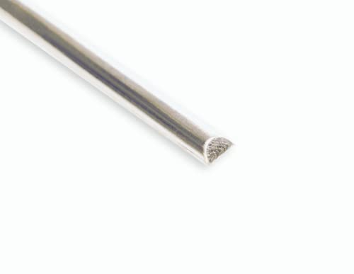 925 Sterling Silver Wire Half Hard (Half Round), Various Length Made in USA