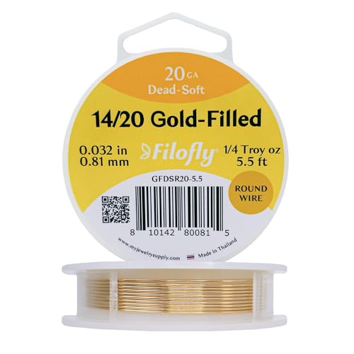 Filofly, 14/20 Gold-Filled, Dead Soft, Round Wire