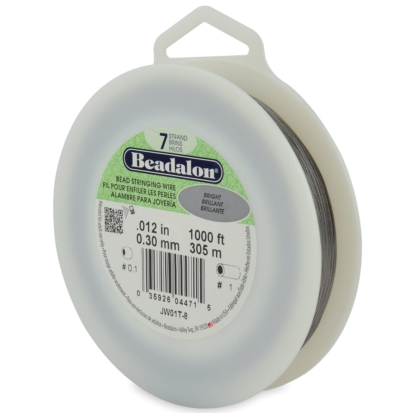 7 Strand Beadalon Stringing Wire, 1000 ft / 305 m