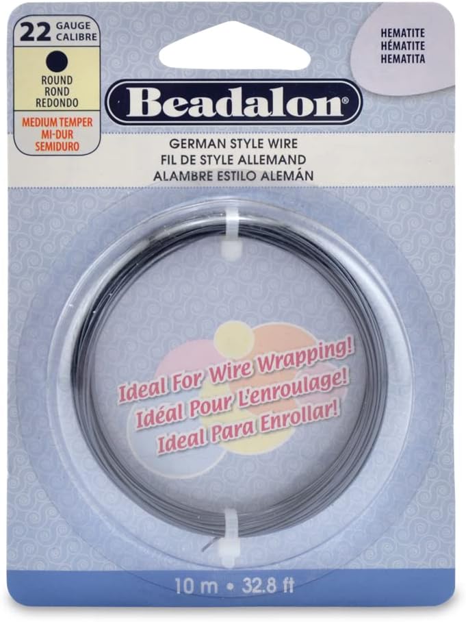Beadalon German Style Wire for Jewelry Making, Round