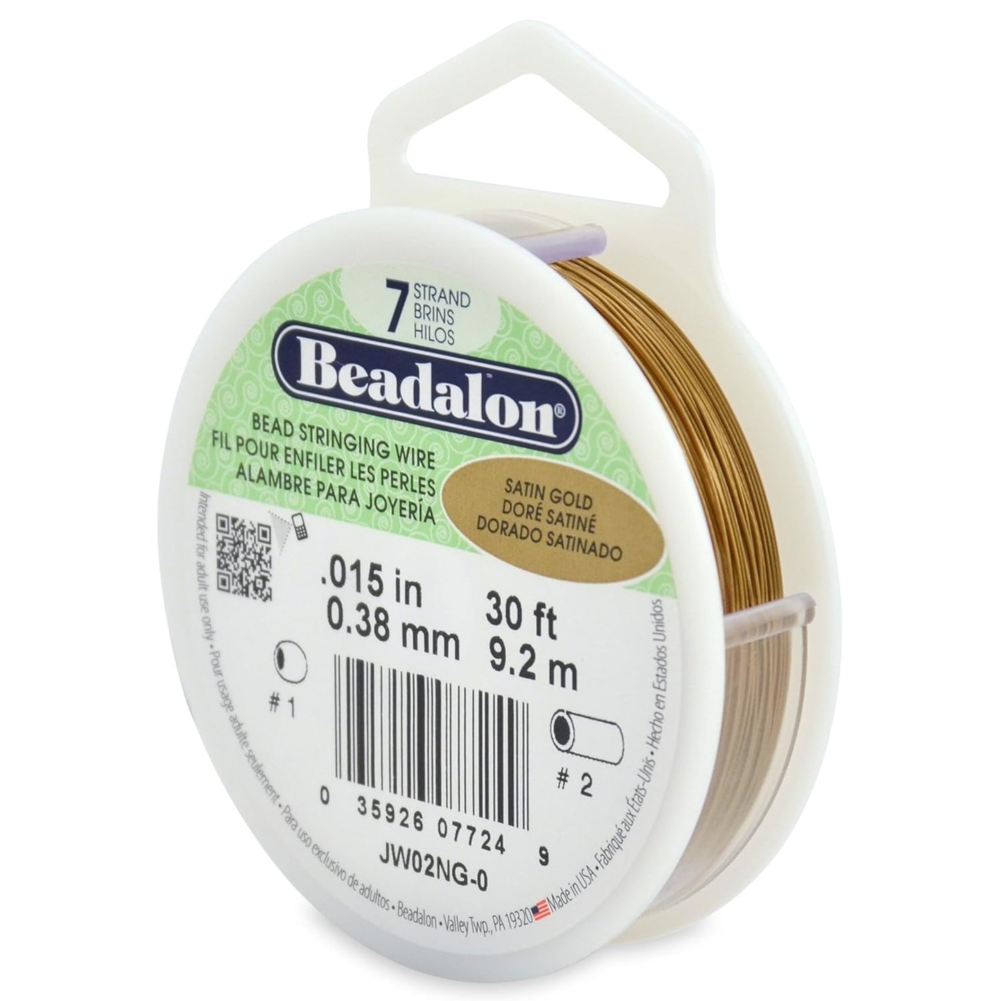 7 Strand Beadalon Stringing Wire, 30 ft / 9.2 m