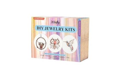 Filofly Antique Jewelry Wire Wrapping and Weaving Kits Tutorial DIY Jewelry Making Gift Beads Stones Wrapping Spread The Wings Series No.001