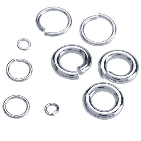 24 Gauge Argentium Open Jump Rings