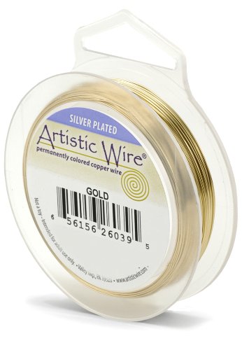 Artistic Wire, 18 Gauge / 1.0 mm Silver Plated Tarnish Resistant Colored Copper