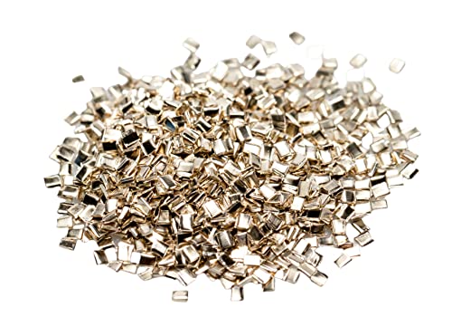 Silver Chip Solder 3 grams (~2000 pcs) 0.5 x 1.0 x 0.25mm Ultra Tiny Made in USA