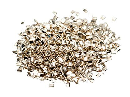 Silver Chip Solder 3 grams (~2000 pcs) 0.5 x 1.0 x 0.25mm Ultra Tiny Made in USA