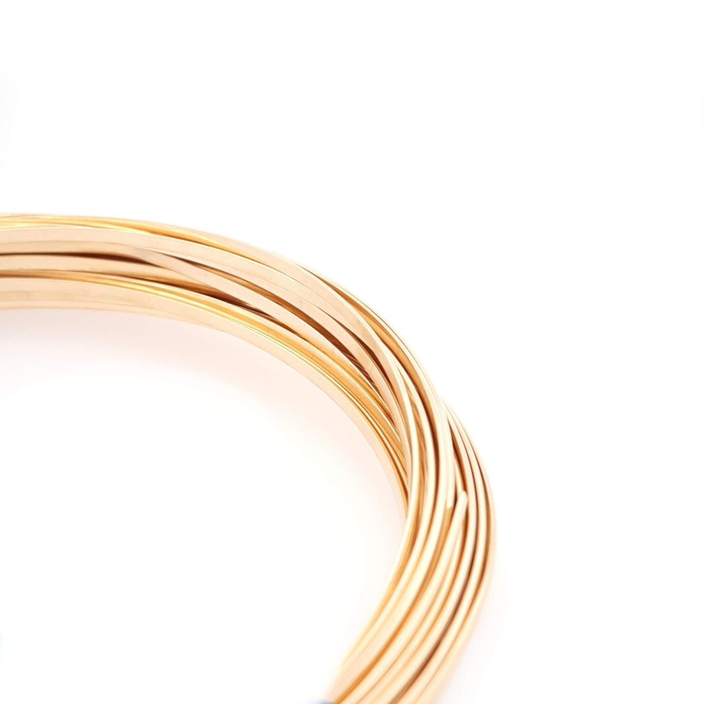 14/20 Yellow Gold Filled Wire Half Hard Half Round 14K Gold Filled, Various Length Made in USA