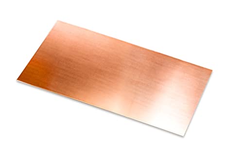 6" x 12" Pure Copper Sheet Plate 99.9% 14 16 18 20 22 24 26 28 30 32 34 Gauge