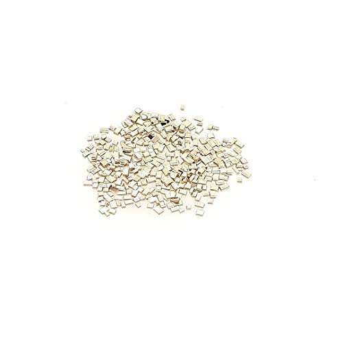 14K Yellow Gold Chip Easy Solder 1/2 x 1/2mm Ultra Tiny (0.25 DWT ~320 pcs) Made in USA