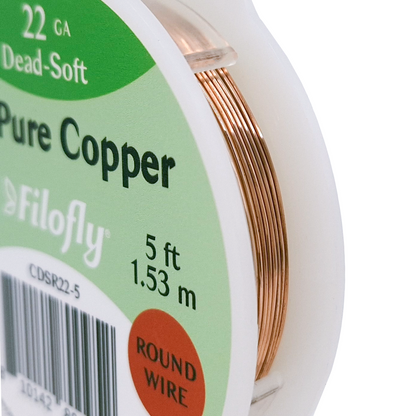 Filofly, Copper, Dead Soft, Round Wire