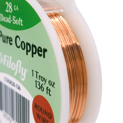 Filofly, Copper, Dead Soft, Round Wire