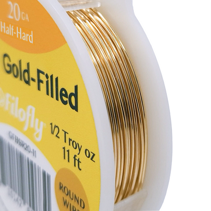 Filofly, 14/20 Gold-Filled, Half Hard, Round Wire