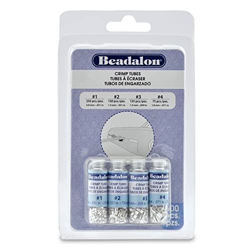 Beadalon Crimp Tube Assorted Sizes Variety Pack