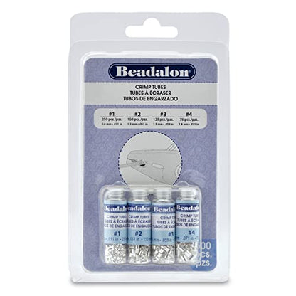 Beadalon Crimp Tube Assorted Sizes Variety Pack