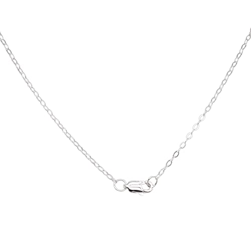 925 Sterling Silver 1.5mm Flat Oval Cable Chain