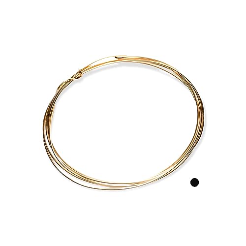 18 Gauge, 14/20 Yellow Gold Filled Wire Half Hard Round 14K Gold Filled Made in USA - 4FT