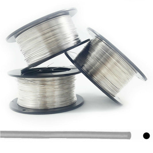 SOLDER-Filled Sterling Silver wire Dead Soft Round 18 20 22 Gauge