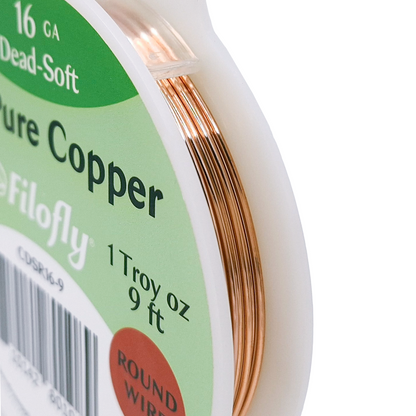 Filofly, Copper, Dead Soft, Round Wire