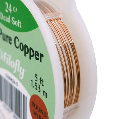 Filofly, Copper, Dead Soft, Round Wire