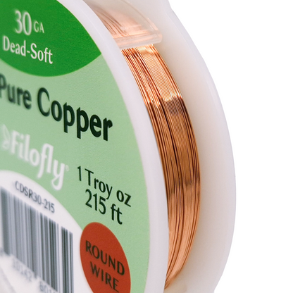 Filofly, Copper, Dead Soft, Round Wire