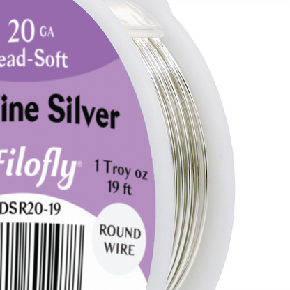 Filofly, 999 Fine Silver, Dead Soft, Round Wire