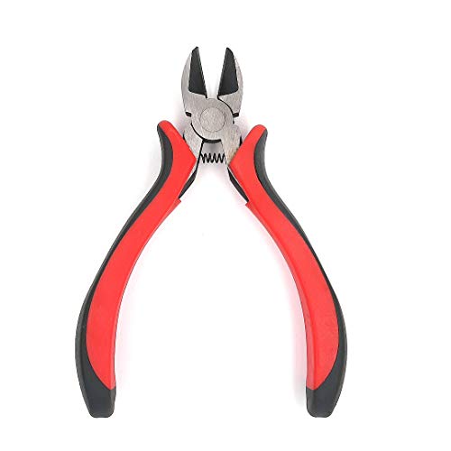 Side Cutting Pliers 4.75" High Carbon Steel Spring Loaded, Wire Cutter, Side Cutter, Diagonal Cutting Pliers