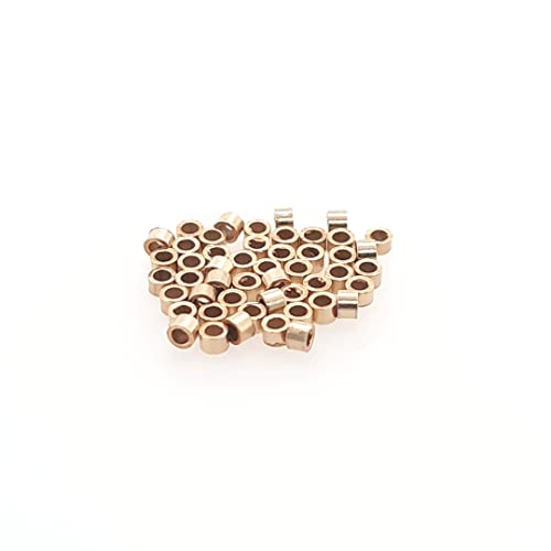 14/20 Rose Gold Filled Tube Crimp Beads (100pcs)