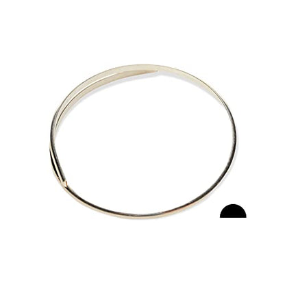 925 Sterling Silver Wire Half Hard (Half Round), Various Length  Made in USA