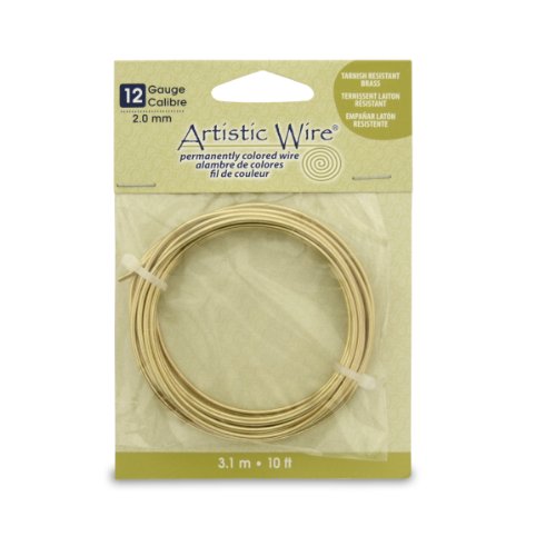 Artistic Wire Tarnish Resistant Brass