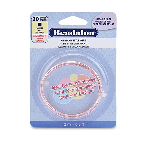 Beadalon German Style Wire, Square