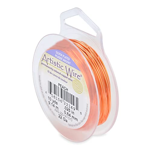 Artistic Wire, 18 Gauge / 1.0 mm Silver Plated Tarnish Resistant Colored Copper