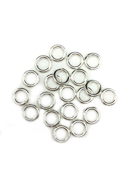 16 Gauge 925 Sterling Silver Open Jump Ring Round Inside dimension 3.2 - 13.0 mm