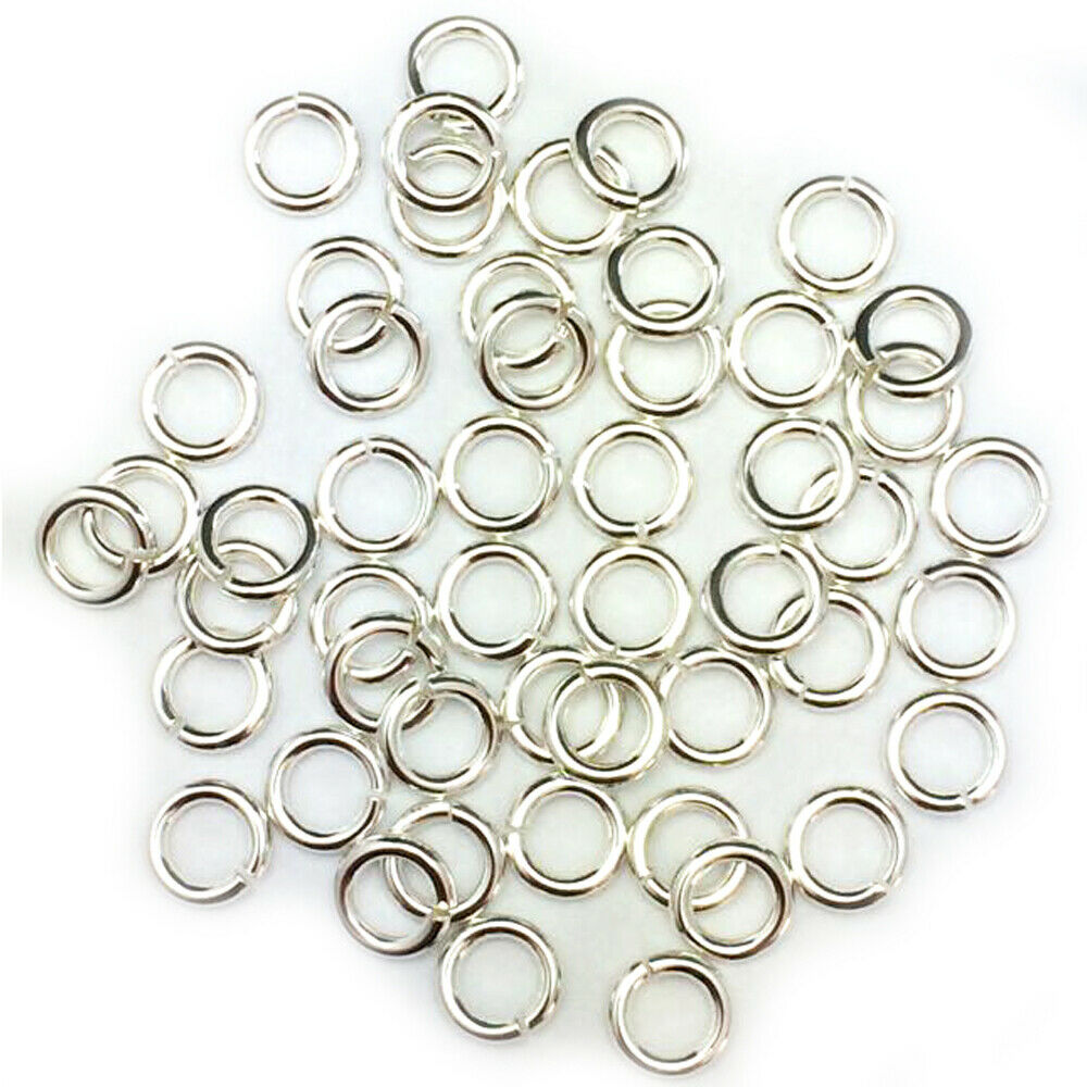 18 Gauge 925 Sterling Silver Open Jump Ring Round Inside dimension 2.5 - 13.0 mm