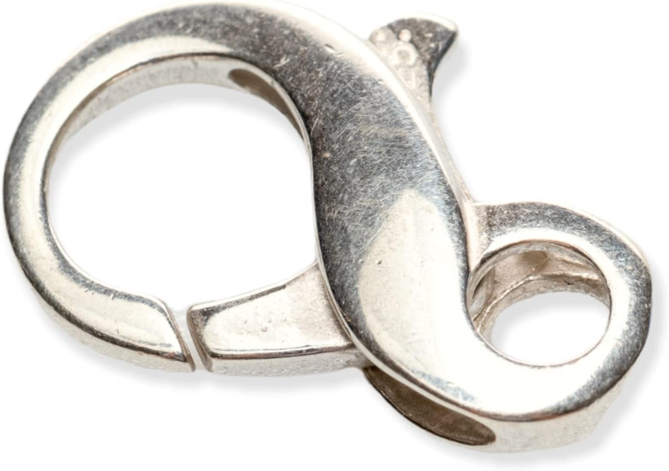 925 Sterling Silver Figure-Eight Lobster Clasp