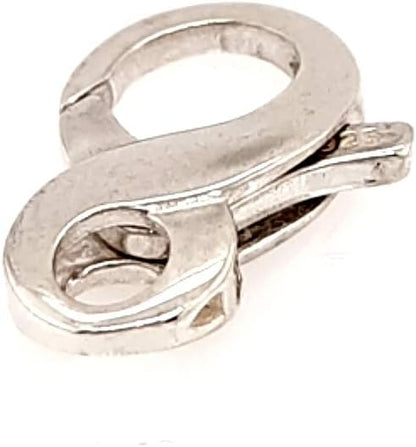 925 Sterling Silver Figure-Eight Lobster Clasp