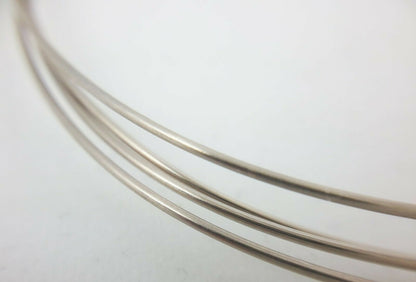 14K Solid White Gold wire Dead Soft Round 14 16 18 20 22 24 26 28 30 Gauge