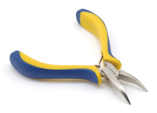 Beadalon Bent Chain Nose Pliers, Ergo Style