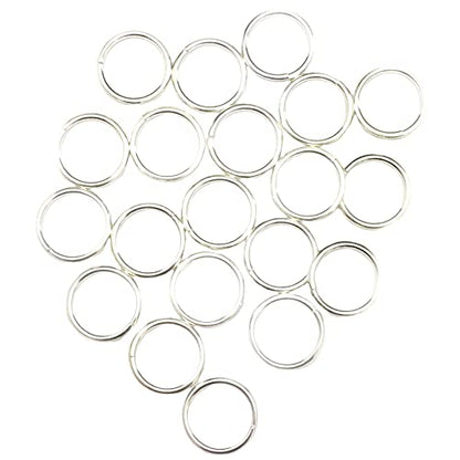 18 Gauge 925 Sterling Silver Open Jump Ring Round Inside dimension 2.5 - 13.0 mm