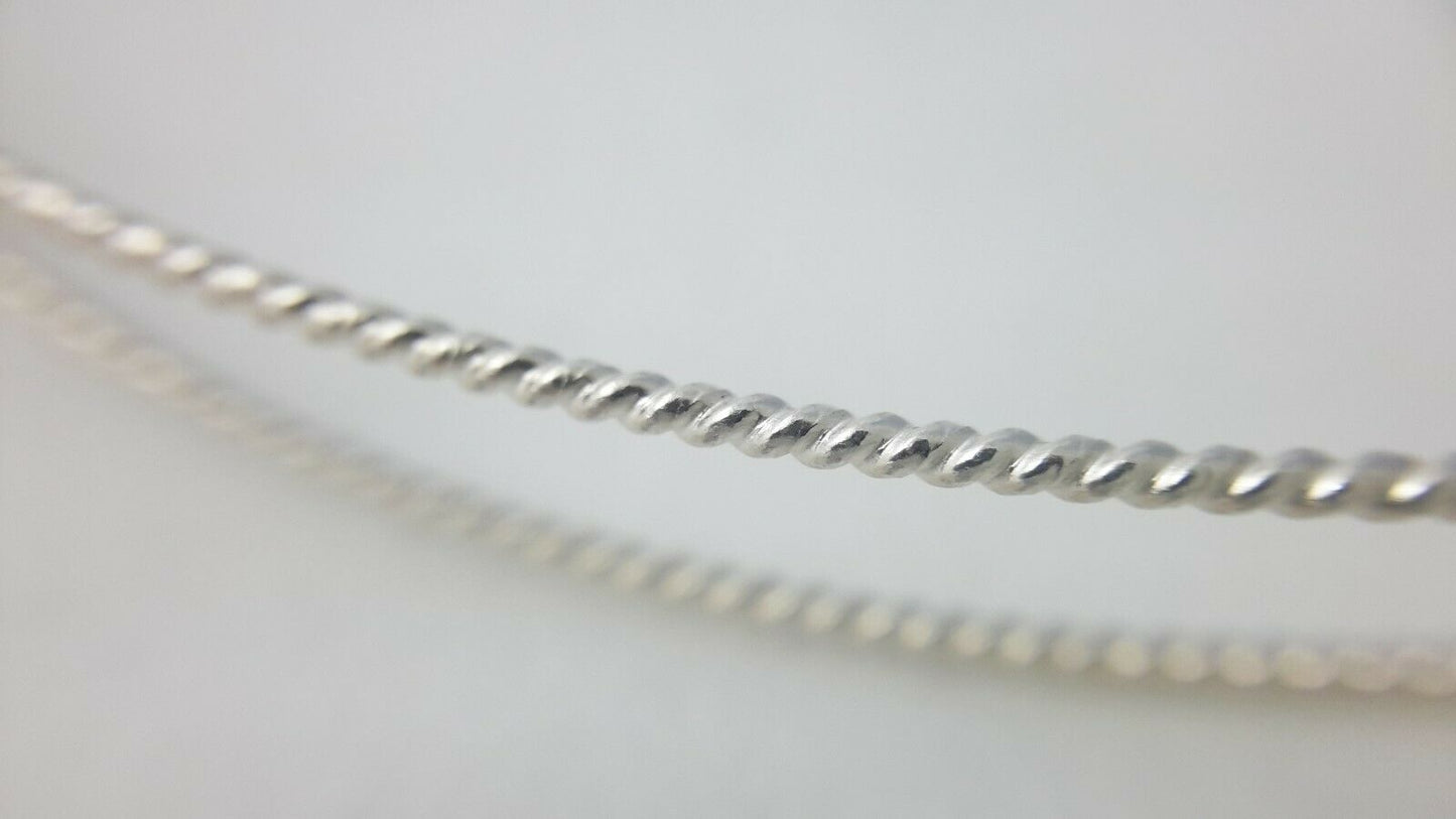 Argentium® Silver Round Wire Twist Pattern Dead Soft 6 8 10 12 14 16 18 20 21 Ga