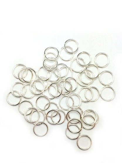 20 Gauge 925 Sterling Silver Open Jump Ring Round Inside dimension 1.6 - 8.5 mm