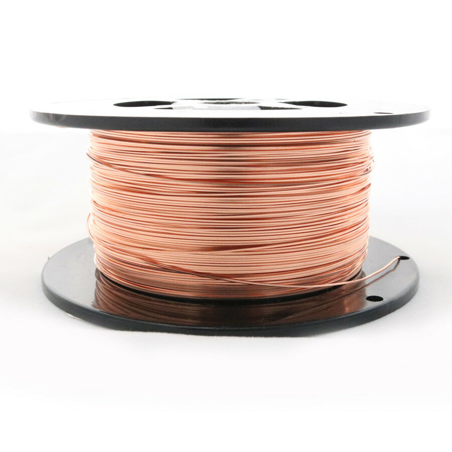 1LB 99.9% Pure Copper wire Dead Soft Square 10 12 14 16 18 19 20 21 22 24 Gauge