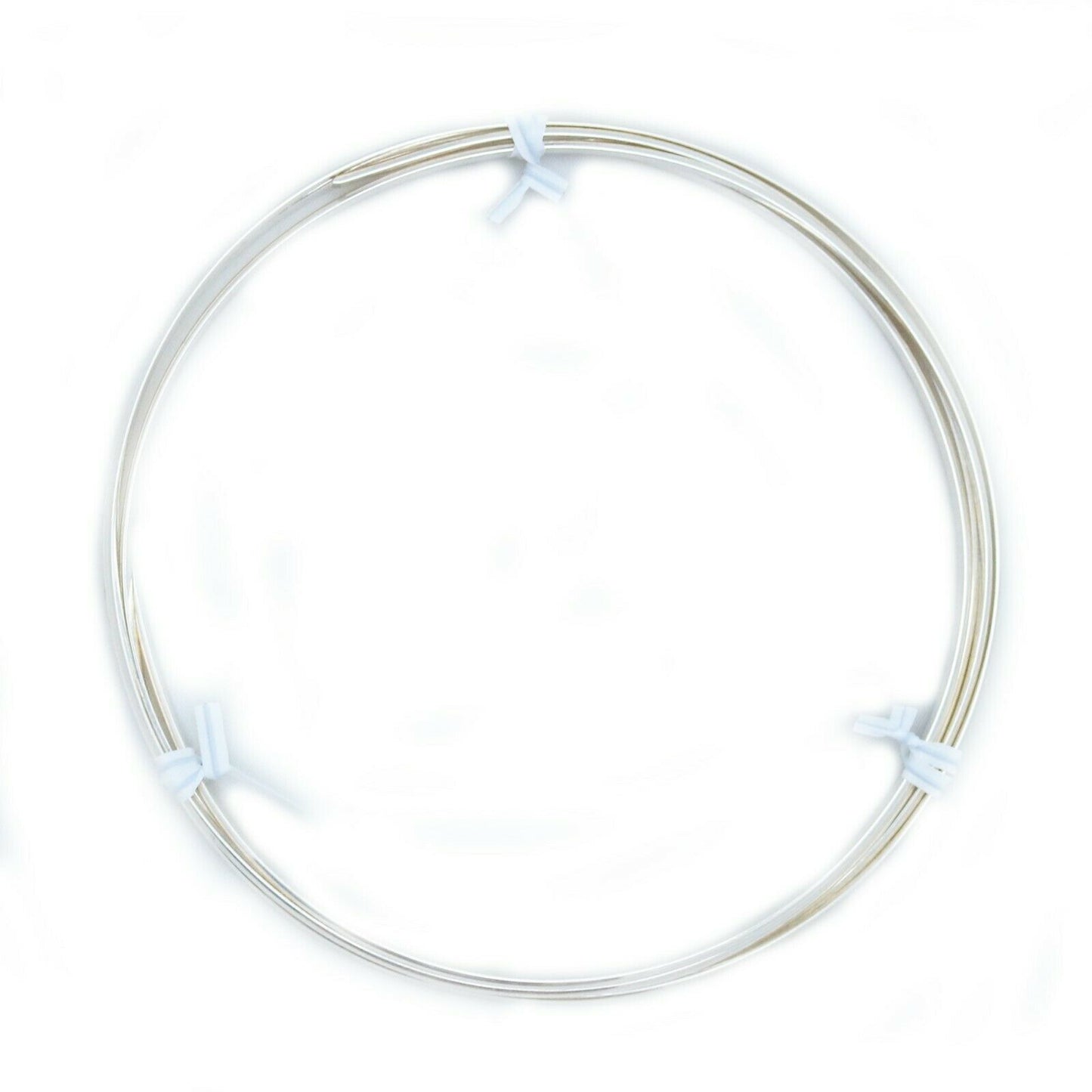 935 Argentium Silver wire Dead Soft Half Round