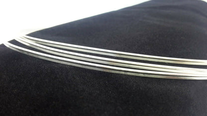 925 Sterling Silver Stepped Bezel Wire Line Fancy Pattern Jewelry Wrapping