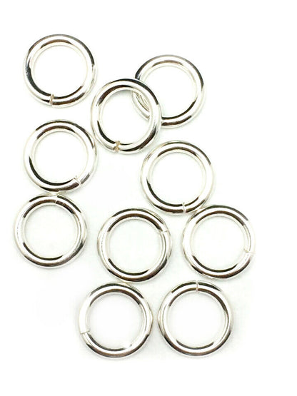 16 Gauge 925 Sterling Silver Open Jump Ring Round Inside dimension 3.2 - 13.0 mm