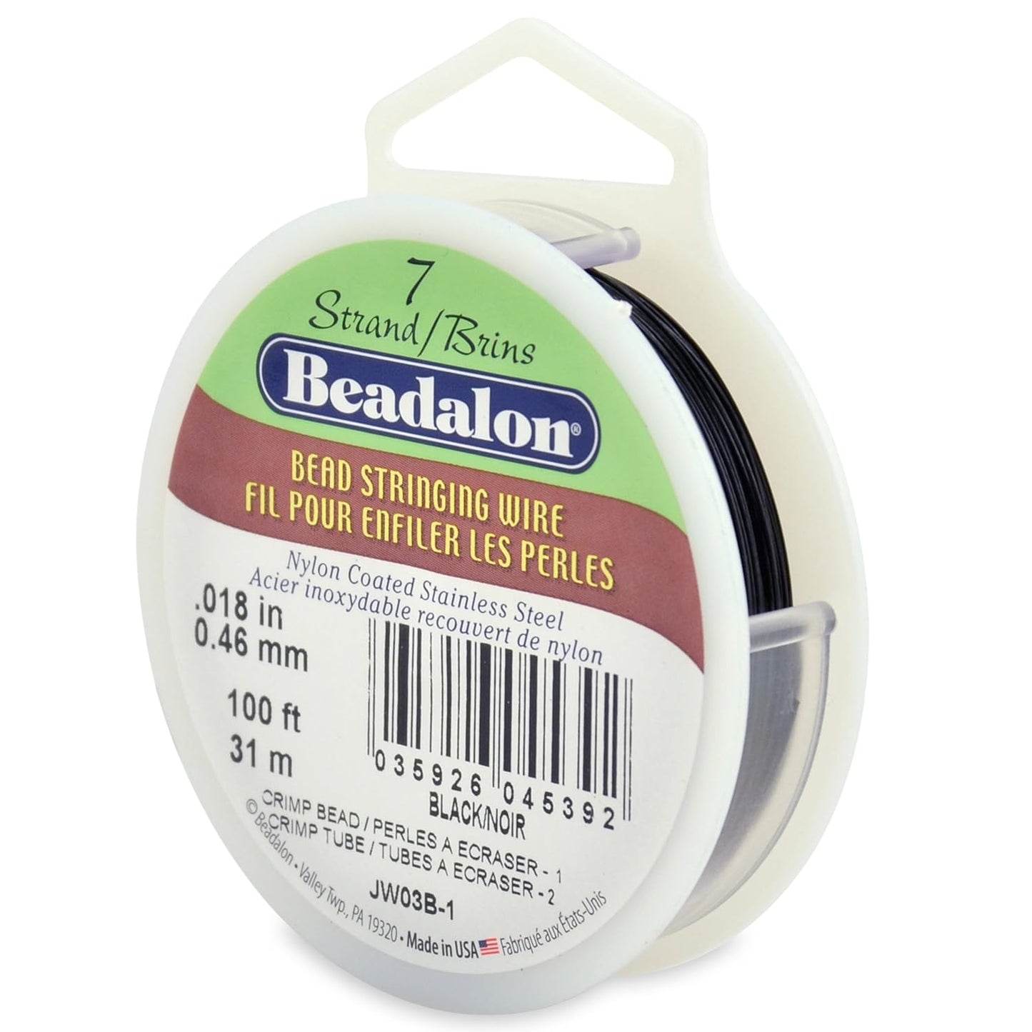 7 Strand Beadalon Stringing Wire, 100 ft / 31 m