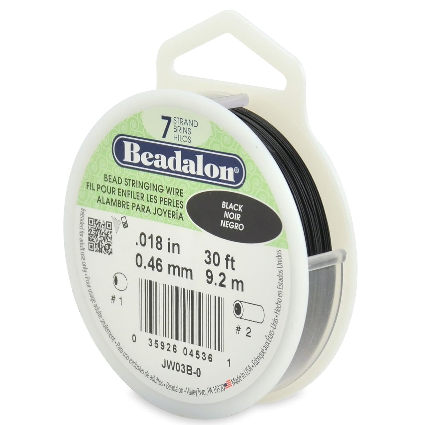 7 Strand Beadalon Stringing Wire, 30 ft / 9.2 m