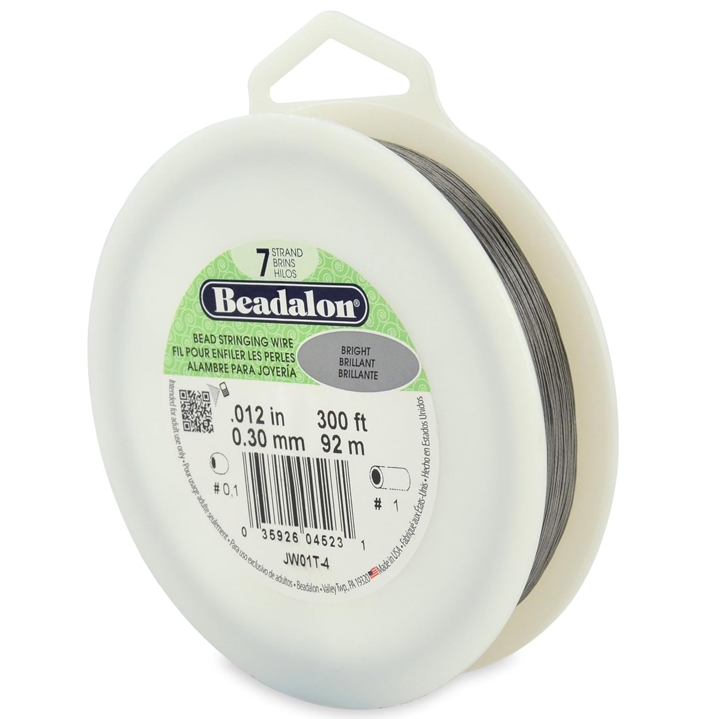 7 Strand Beadalon Stringing Wire, 300 ft / 91 m